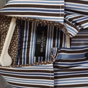 Bugatchi Uomo striped shirt